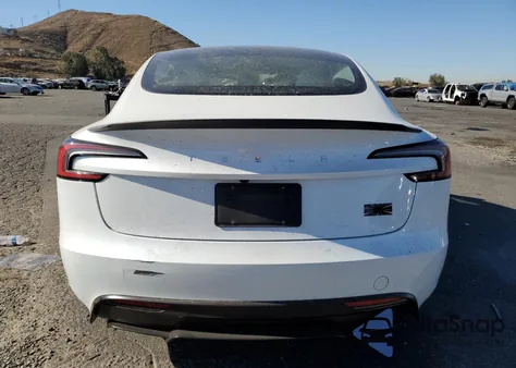 2024 Tesla Model 3 from USA, damaged, VIN 5YJ3E1ET3RF866412